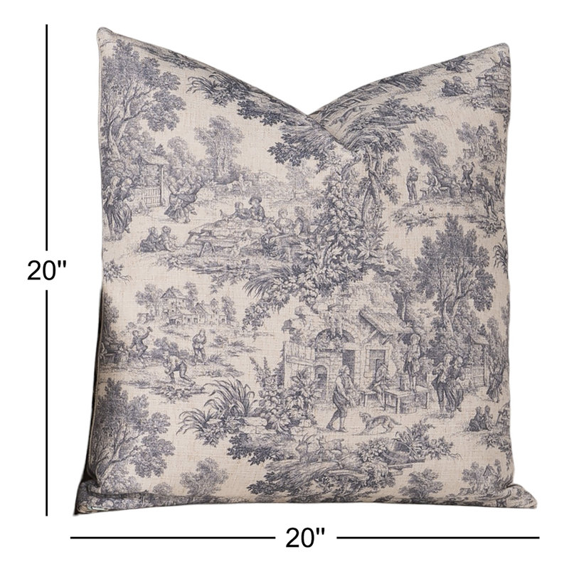 Robbie Crissi 20" Pillow, Navy