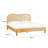 Tourmaline Natural Wood & Rattan Wavy Bed-99451703