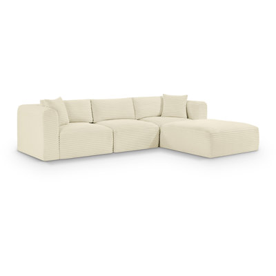 Canapé modulaire en L Carmean Performance