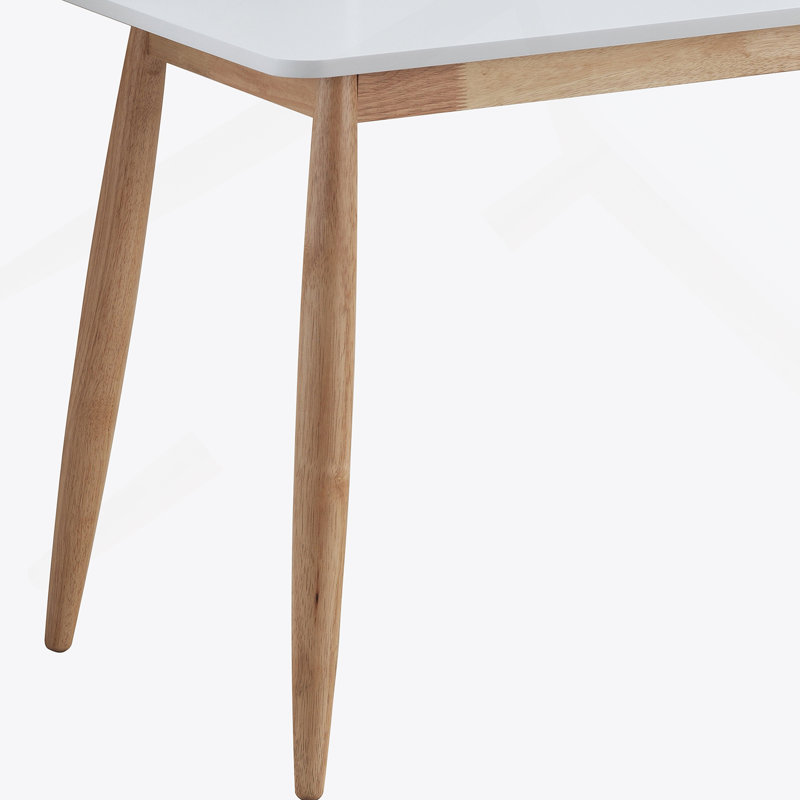 Bureau d'écriture avec huche Roskilde, Blanc / Naturel