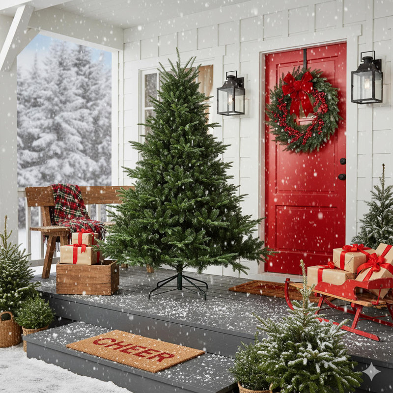 Arbre de Noël artificiel en PVC 5 pi, H 5 pi