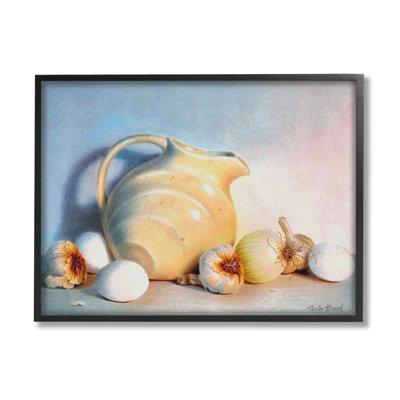 Variété de légumes variés éparpillés dans un vase de nature morte par Cecile Baird
