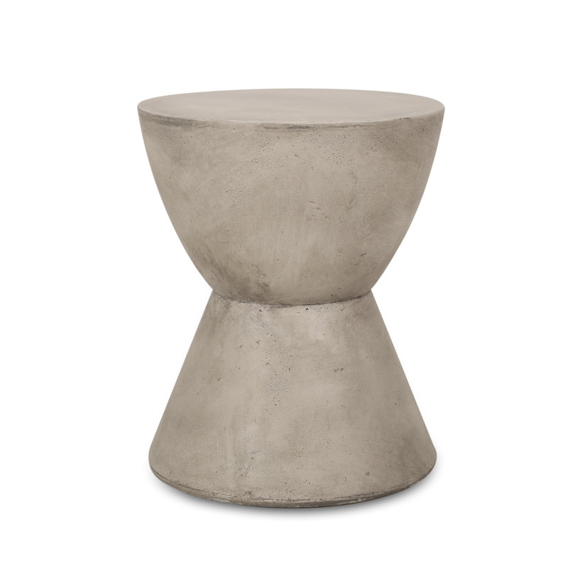 Outdoor Lightweight Concrete Side Table