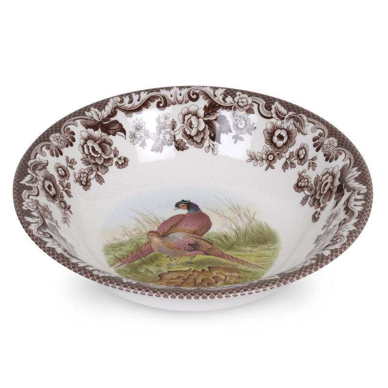 Spode Woodland Ascot Cereal Bowl 8" Pheasant