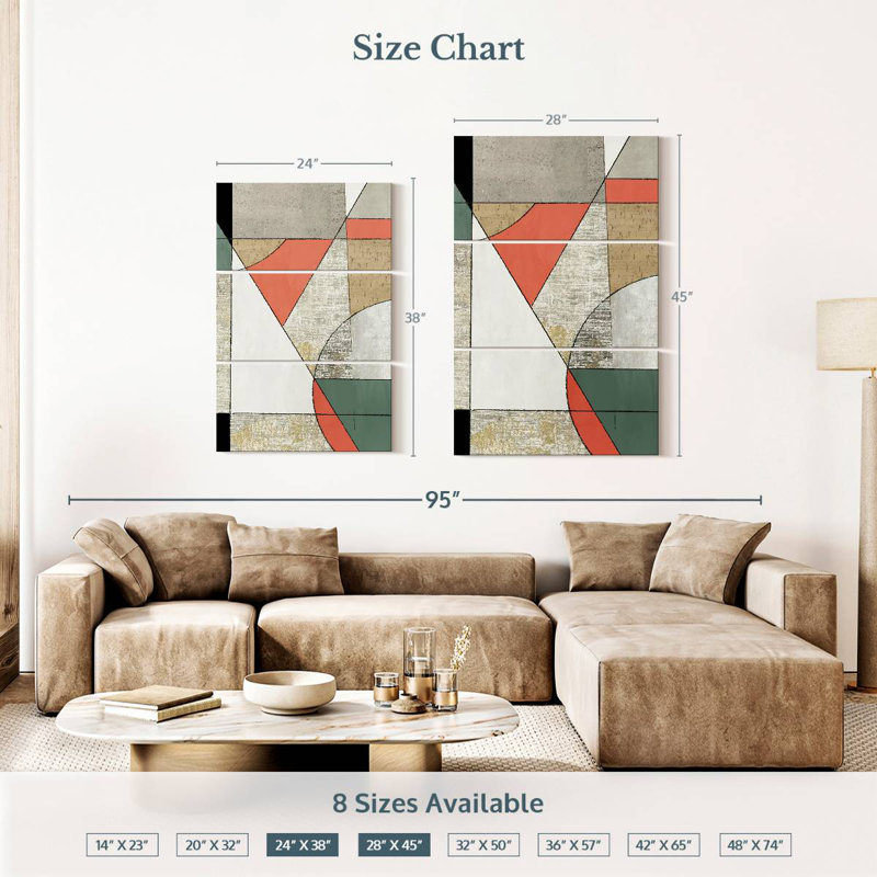 Avery Folding Together I, 38" H x 24" W