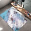 Tapis décoratif turquoise abstraites belles-861044676