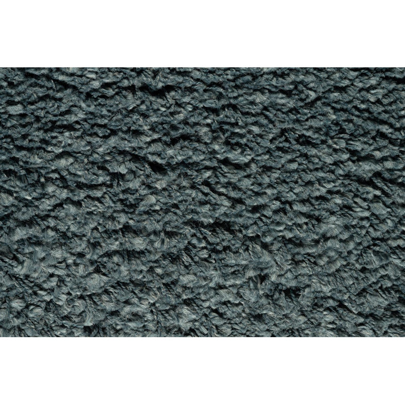 Solid Colour Area Rug, Blue, Rectangle 80 cm x 150 cm