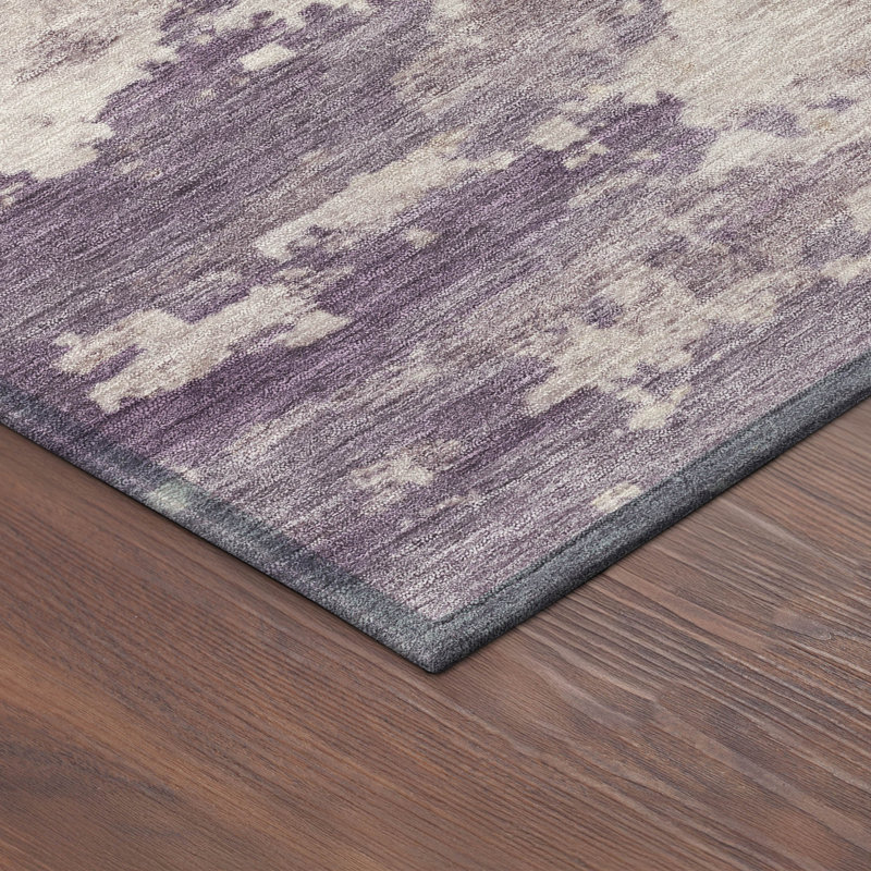 Machine Washable Indoor/Outdoor Earleville ACN2362 Abstract Rug, Rectangle 10' x 14'