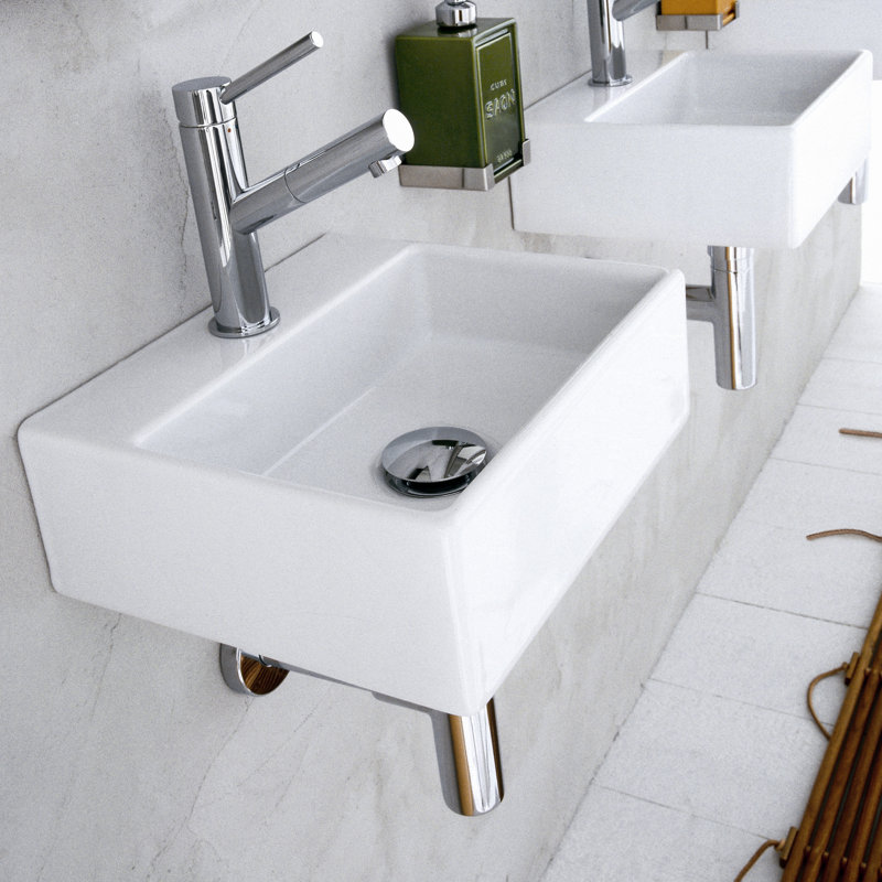 Quarelo 12.8'' L Bathroom Sink, Single Hole