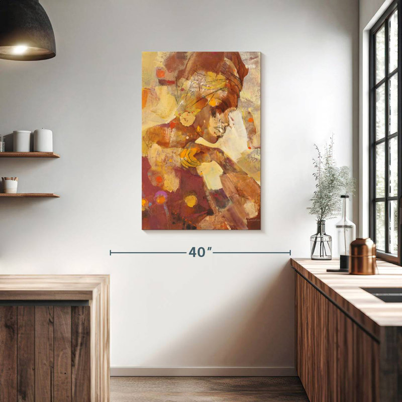 Leisha célèbre la beauté I, H 39 po x l 26 po
