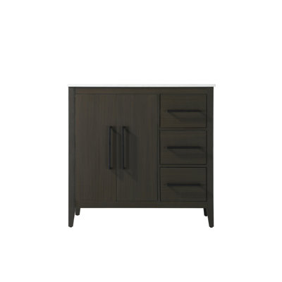 Meuble-lavabo simple 36 po