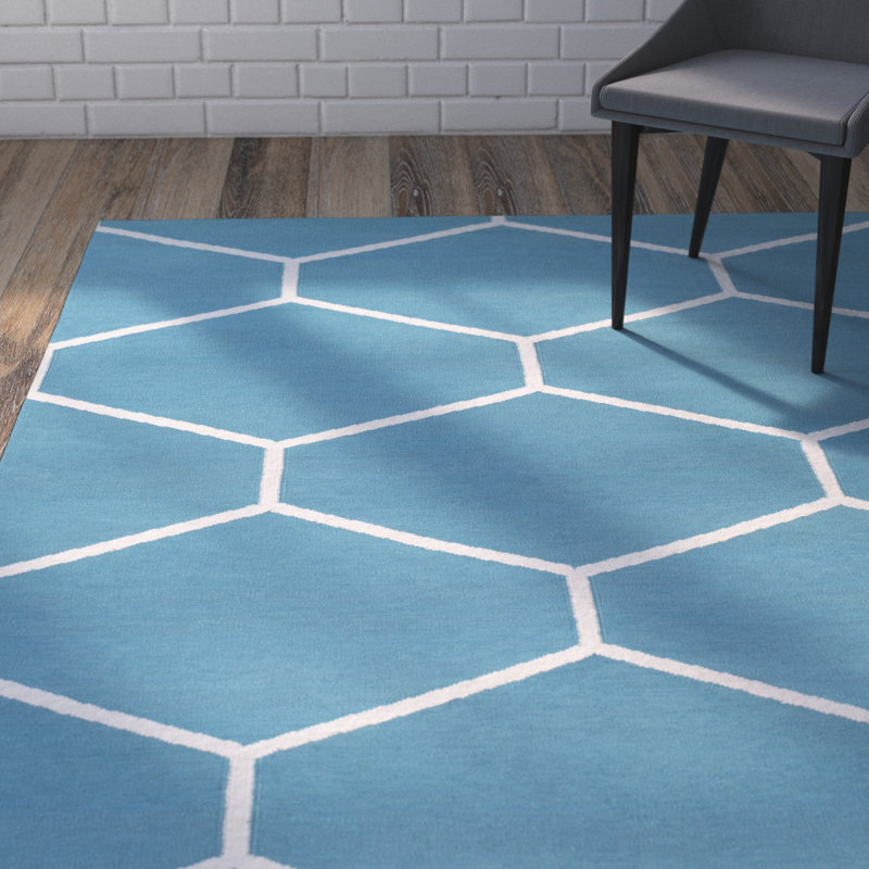 Kaycee Cotton Geometric Indoor Rug, Rectangle 5' x 7'6"