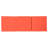 Rectangular Outdoor Cushion - Orange, Comfortable, Waterproof And Protected Orange To Fade, , With Secure Ties