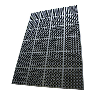Solid Colour Water Resistant Non-Skid Kitchen Mat