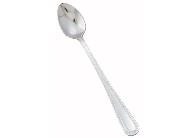 Cuillère à thé en acier inoxydable Dots, poids lourd, 7,75 po (paquet de 12)
