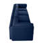 4 chenilles bleues avec espace de rangement confortable et ergonomique