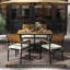 4 - Person Patio Dining Set with Rectangular Table , Cushions Included