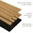 94.5” x 23.6” Acoustic Wood Wall Paneling, Decorative Soundproof Panels for Walls and Ceilings, 3D Slat Wood Wall Panels-96659831
