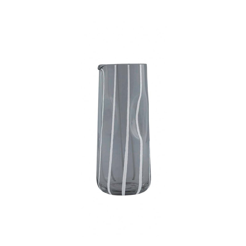 Mizu Glass Carafe, Gray