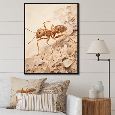 " Minimalism Ant Beige Collage I "