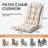 30‘’ H Indoor and Outdoor Seat/Back Cushion for Adirondack Chair-624258871-636069445