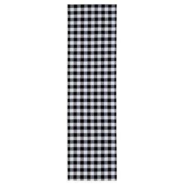 Linehan Rectangle Checkered Cotton Table Runner