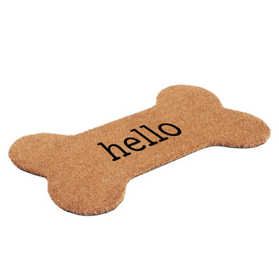 Dog Bone Shape Hello, 24" x 36"
