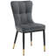 Chaise parsons rembourrée en velours Guitierrez-269339181