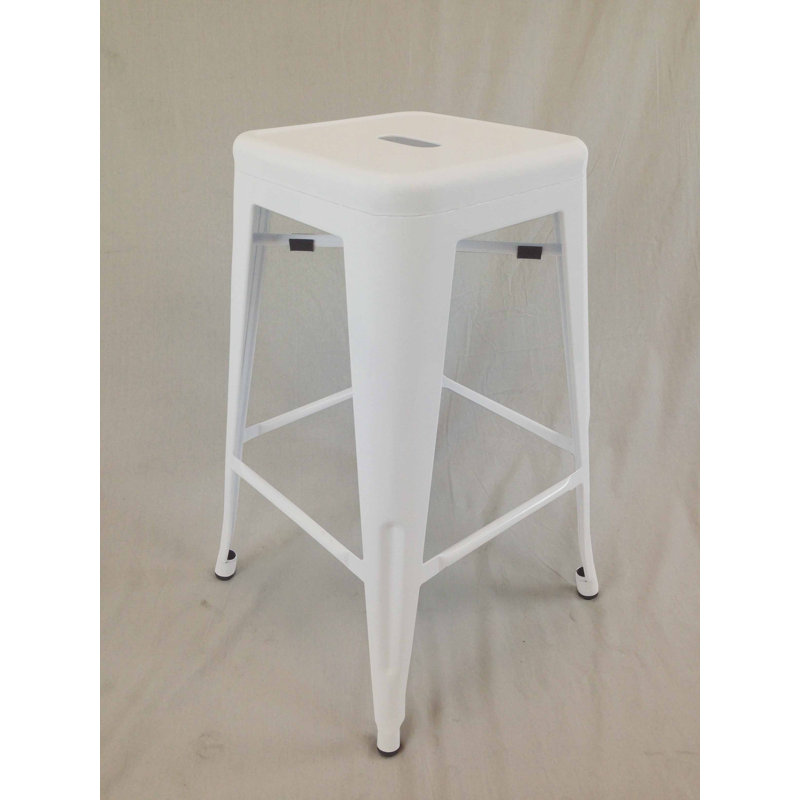 Tabouret de bar 30 po Baglione, Blanc