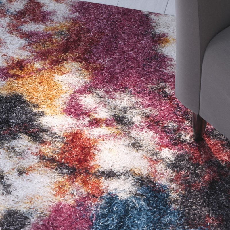 Delma Performance Abstract Rug, Rectangle 8' x 10'