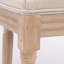 French Style Solid Wood Frame Fabric Square Back Dining Chair,set Of 2-812868025