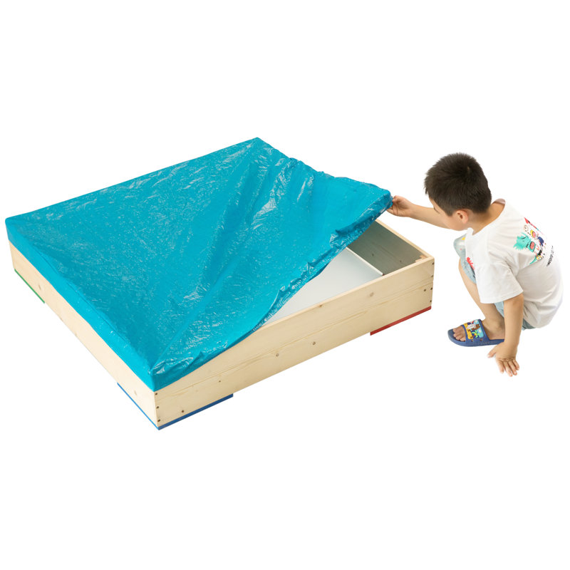 PLAYBERG x Solid Wood Sandbox with Cover