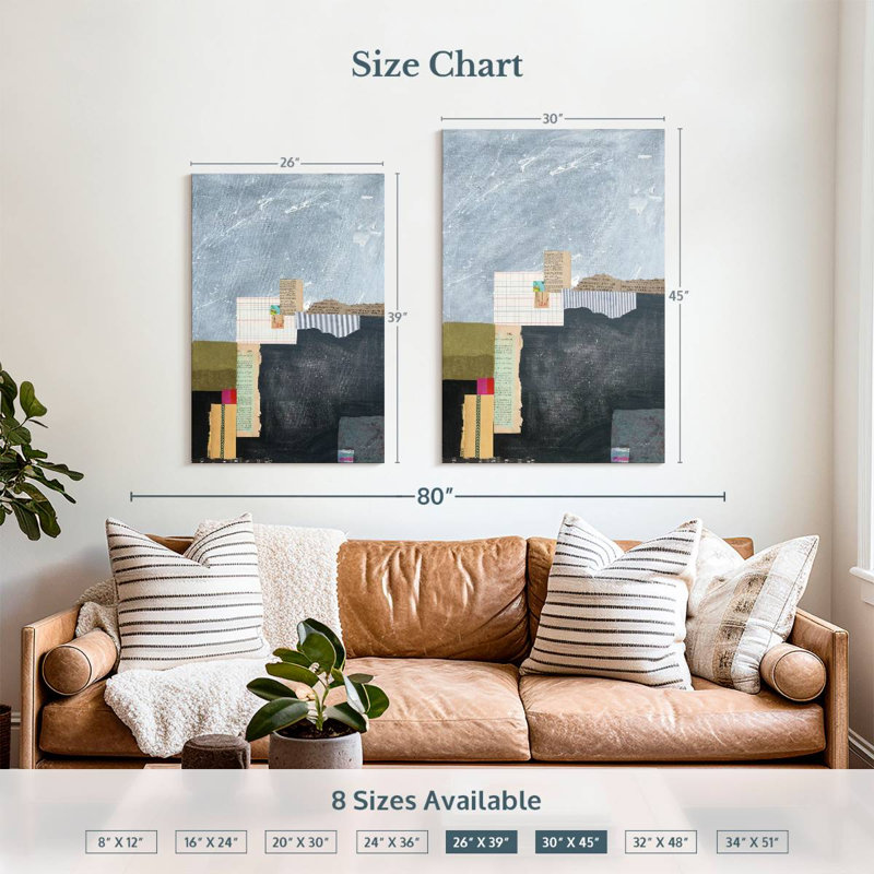 Avery Block Abstract I V2, 39" H x 26" W