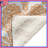 Orange Floral Damask Blankets-130504605