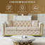 Canapé 85 po en velours Chesterfield-941964888