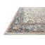 Tapis oriental en polypropylène gris / bleu / orange Mainville-643540350