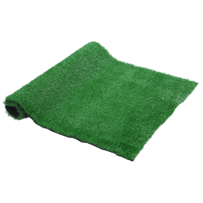 Tapis et rouleaux de gazon artificiel avec trous de drainage, 79,2 po x 118 po