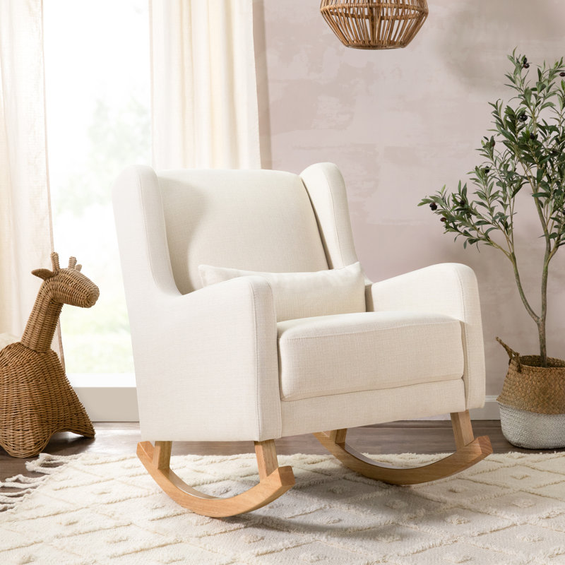 Chaise berçante Kai, Naturel / brun clair