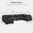 Anureet Modular U-Shaped Sectional-773157303