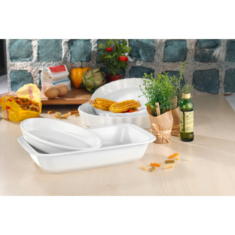 22 cm W Lukullus Oval Seltmann Weiden, 4.5cm H x 22cm L x 15cm W