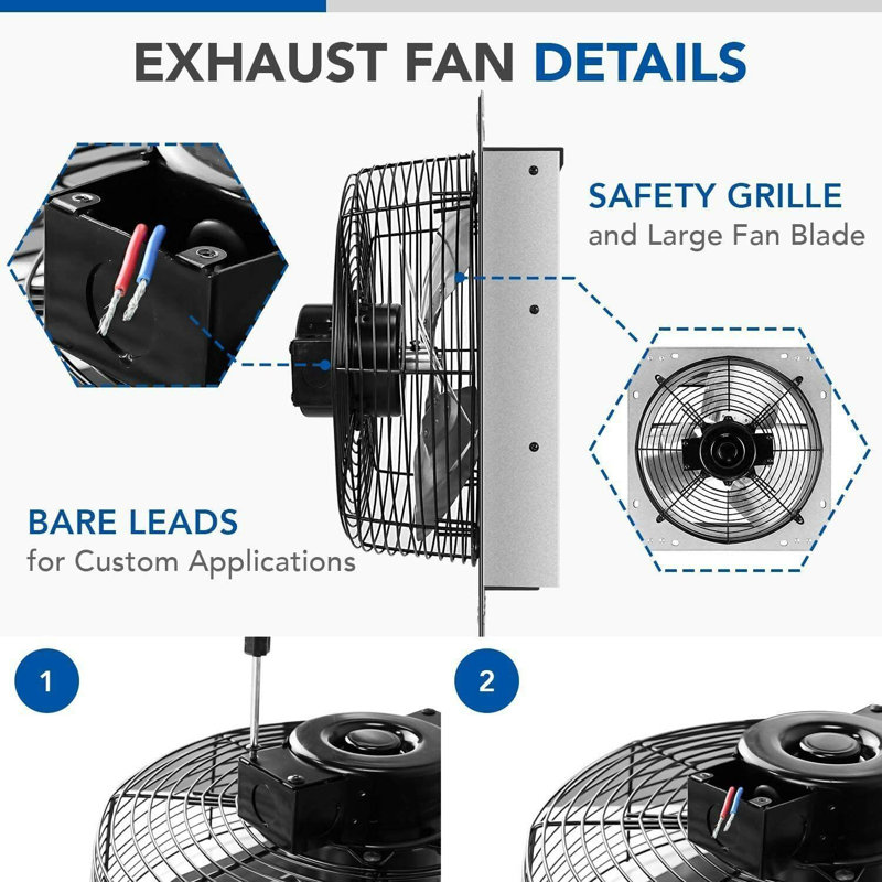 Ventilateur d'extraction 12 pouces