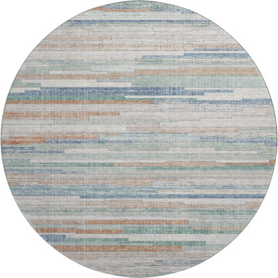 Premium Machine Washable Ariel Stripes Rug