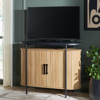 Etka Tambour Doors Compact Tv Stand by George Oliver