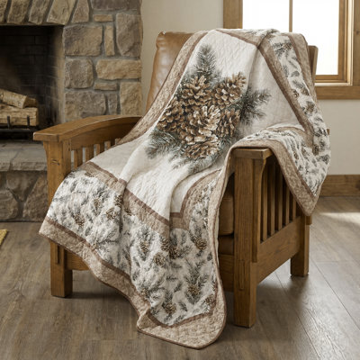 Jeté matelassé Donna Sharp Pine Medallion