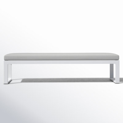 Camela Powder Coated Aluminium Outdoor Bench