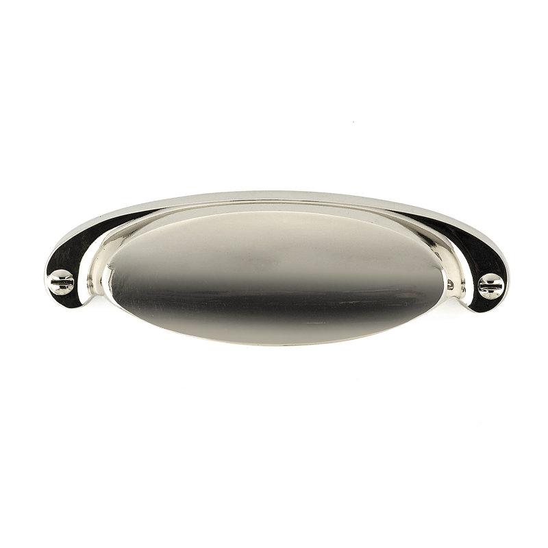 Expression 2.5312" Center to Center Cup/Bin Pull, Polished Nickel