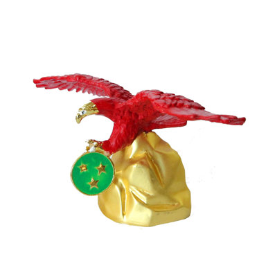 Figurine aigle rouge