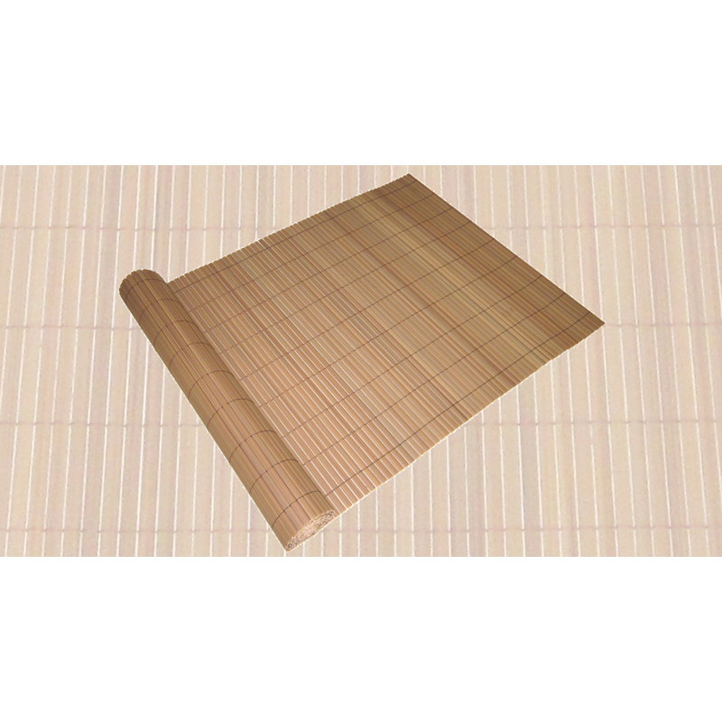 Dania Plastic Yard/Privacy Fence, Brown, 90 x 500cm