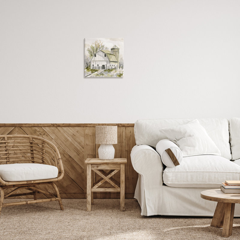 «Neutral Farmhouse Barn» par Melissa Wang, H 17 po x l 17 po