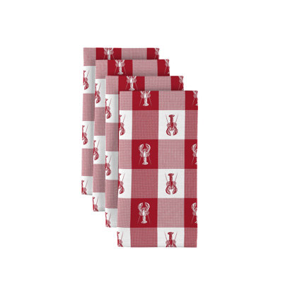 Polyester Nautical Square Napkin